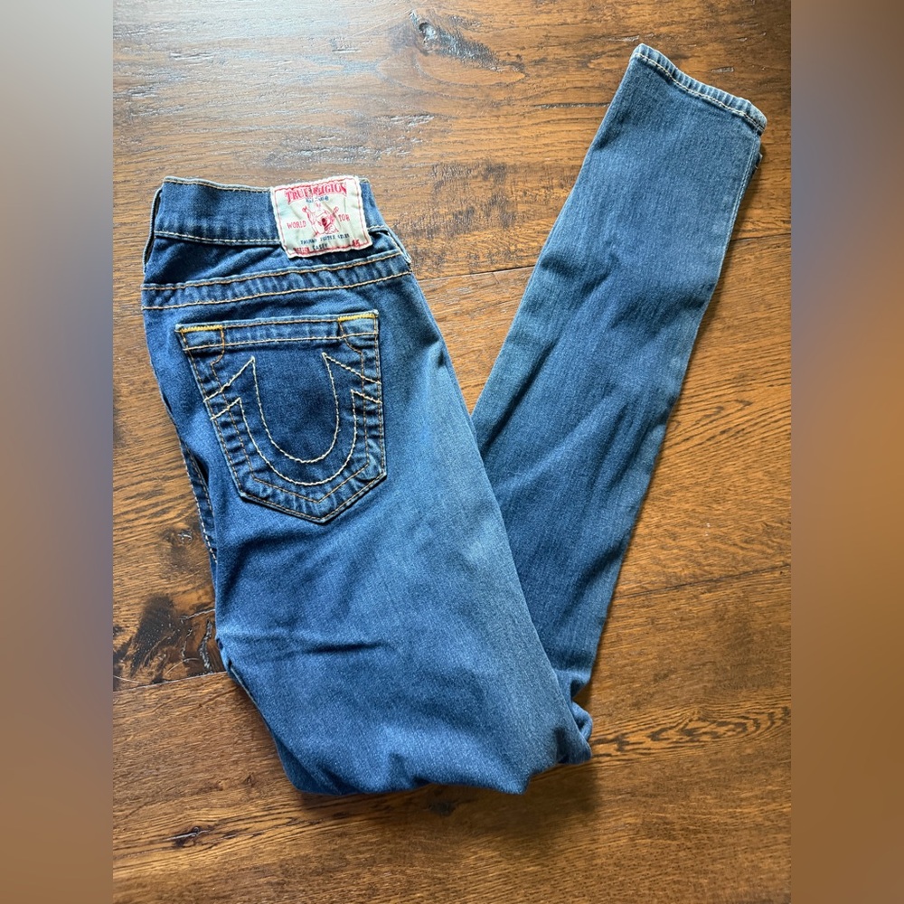 True Religion Dark Blue Skinny Jeans